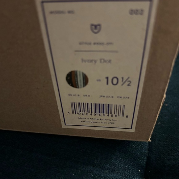 Rothy’s The Point - Size 10.5 - Ivory Dot pattern - Like new condition - Picture 4 of 5
